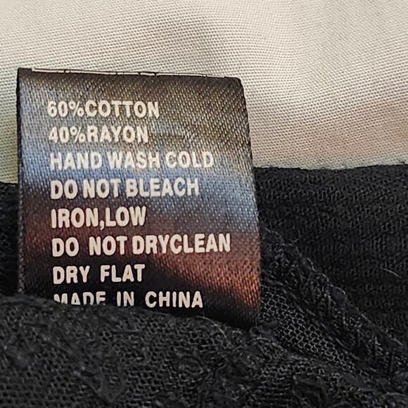 POL Whimsigoth Black Distressed Slip Dress with Lace Cut-Outs Size Small - Picture 10 of 10